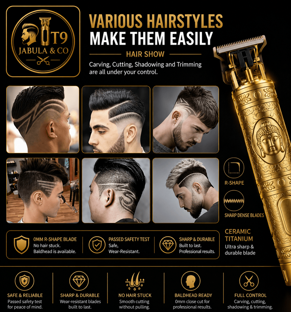 Jabula & Co ✂️ T9 Hair Clippers - Jabula & Co T9 Clippers