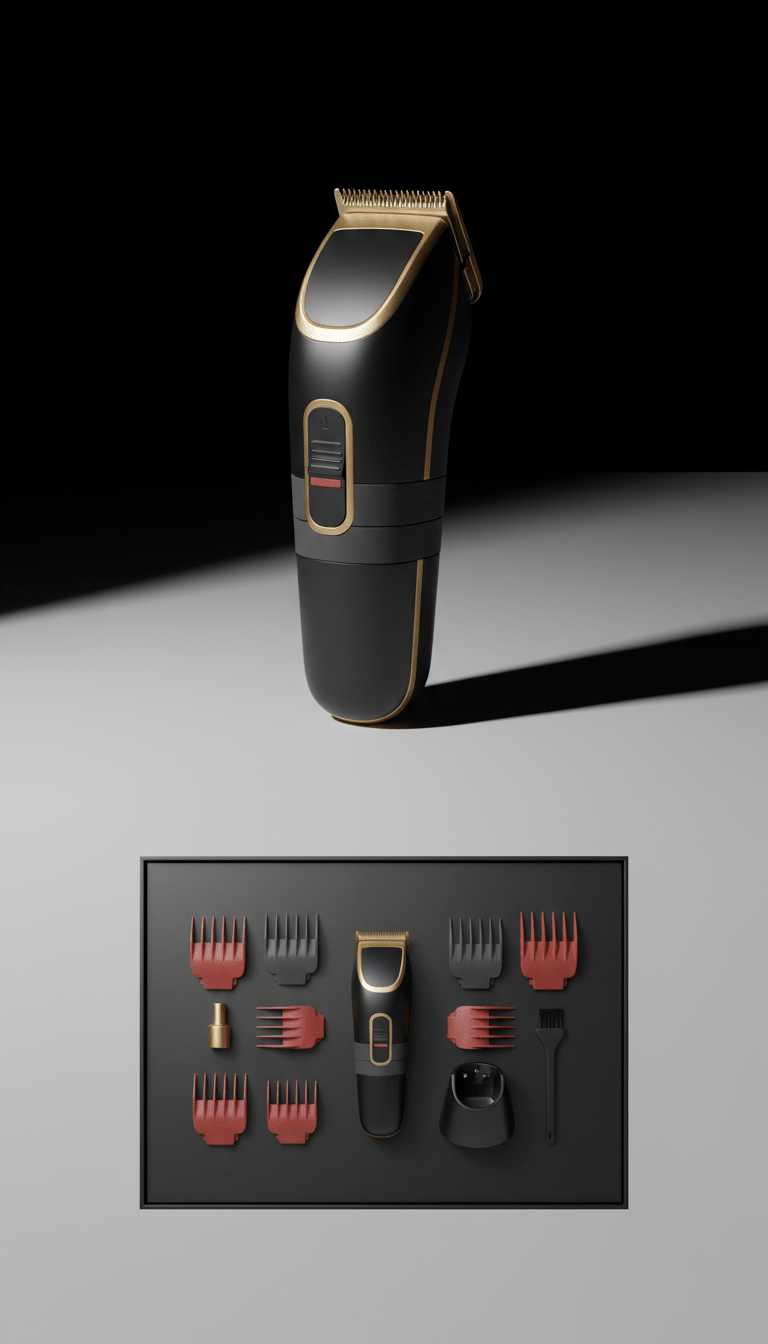 Precision Pro Hair Clipper Stainless Steel - Jabula & Co T9 Clippers