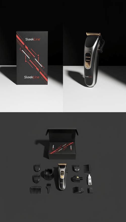 SleekLine Grooming Set Matte Black Boxed - Jabula & Co T9 Clippers